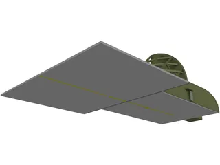 Tabvee Aircraft Shelter 3D Model preview