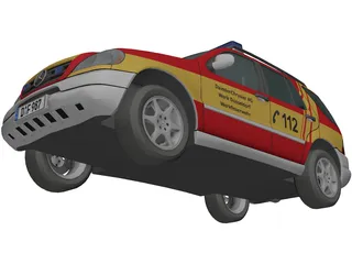 Mercedes-Benz ML 320 Feuer (1998) 3D Model preview