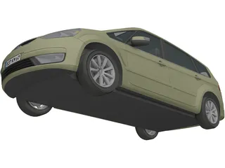 Ford Galaxy (2007) 3D Model preview