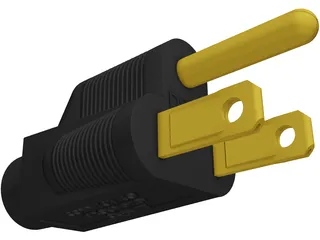 Power Plug 3D Model preview