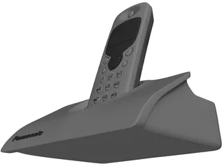 Panasonic Phone 3D Model preview