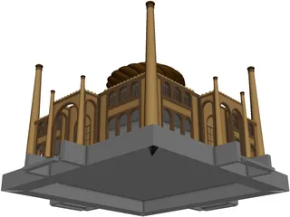 Taj Mahal 3D Model preview