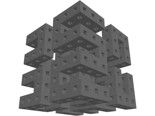 Hilbert Cube 3D Model preview