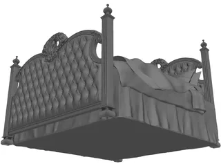 Bed 3D Model preview
