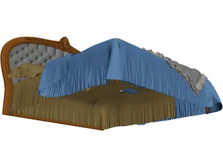 Bed 3D Model preview