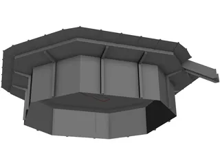 Heli Pad 3D Model preview