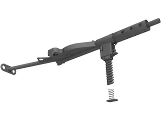 Sten Gun MK 2 3D Model preview