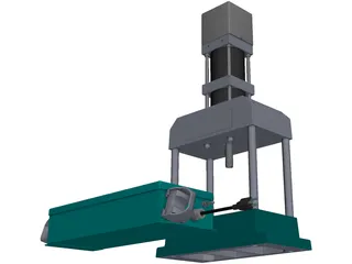 Press Machine 3D Model preview