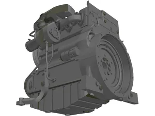 Deutz Turbo Diesel Engine (2011) 3D Model preview
