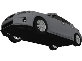Lexus CT200h (2012) 3D Model preview