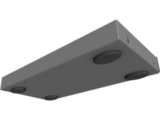 LG DVD 3D Model preview