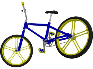 BMX Bike 3D Model preview