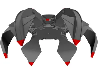 Hydraulic Polyp Grab 3D Model preview