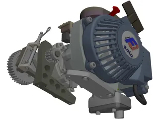 Modellsport Solo Engine 3D Model preview