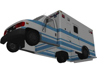Ambulance 3D Model preview