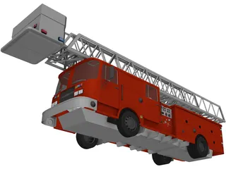 Firetruck 3D Model preview