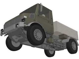 Pick-Up Truck 3D Model preview