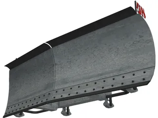 Snow Plow 3D Model preview