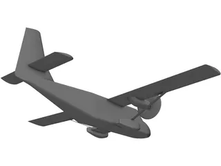 Australian GAF N22 Nomad 3D Model preview