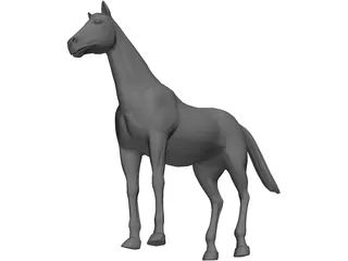Horse 3D Model preview