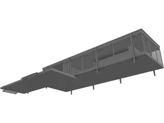 House Fransworth 3D Model preview