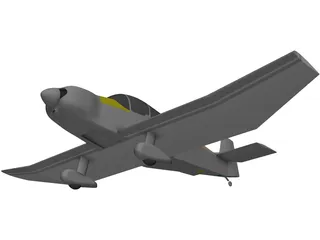 Jodel 1050 Sicile 3D Model preview