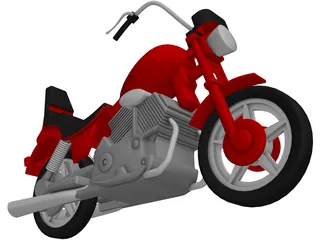 Motorcycle 3D Model preview