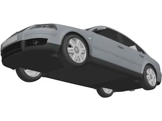 Volkswagen Passat (2004) 3D Model preview