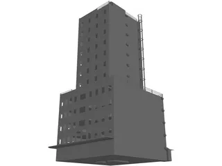 Fire Training Facility High Rise 3D Model preview