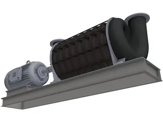 HSI Centrifugal Blower 3D Model preview