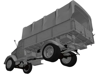 Opel Blitz 3D Model preview