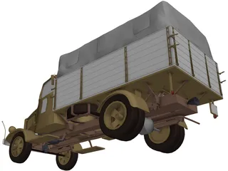 Mercedes-Benz L3000 3D Model preview