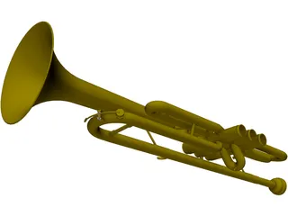Trumpet 3D Model preview