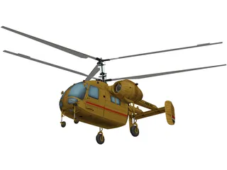 Kamov Ka-26 3D Model preview