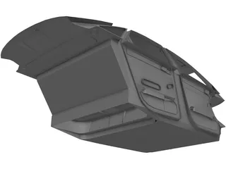 Interior Audi RS6 (2003) 3D Model preview