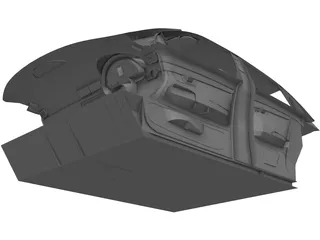 Interior Audi RS4 (2006) 3D Model preview