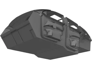 Interior Audi Q7 (2009) 3D Model preview