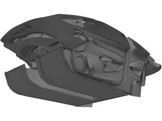 Interior Honda Civic Type-R (2007) 3D Model preview