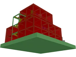 Alcohol Distillery 3D Model preview