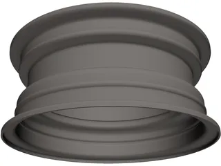 Wheel Iron Steel 3D Model preview
