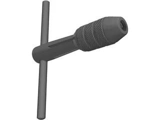 Chuck Tap Wrench 3D Model preview
