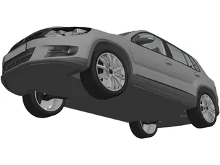 Volkswagen Tiguan (2010) 3D Model preview
