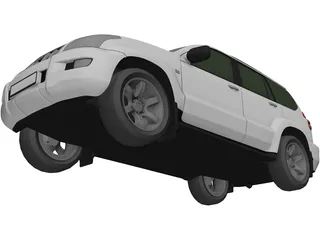 Toyota Land Cruiser Prado 120 (2010) 3D Model preview
