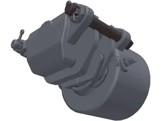 Knott Brake FSG110 3D Model preview