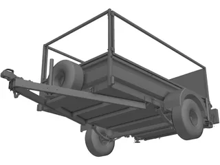 Trailer 3D Model preview