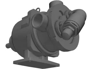 Viking Hydraulic Motor 3D Model preview