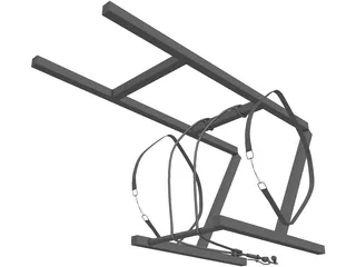 Liferaft Holder 3D Model preview
