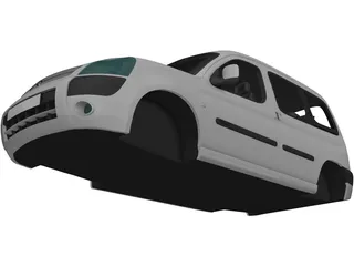 Citroen Berlingo Body 3D Model preview