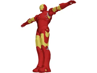 Iron Man 3D Model preview