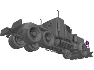 Peterbilt 359 Monster 3D Model preview